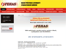 Tablet Screenshot of fehas.cz